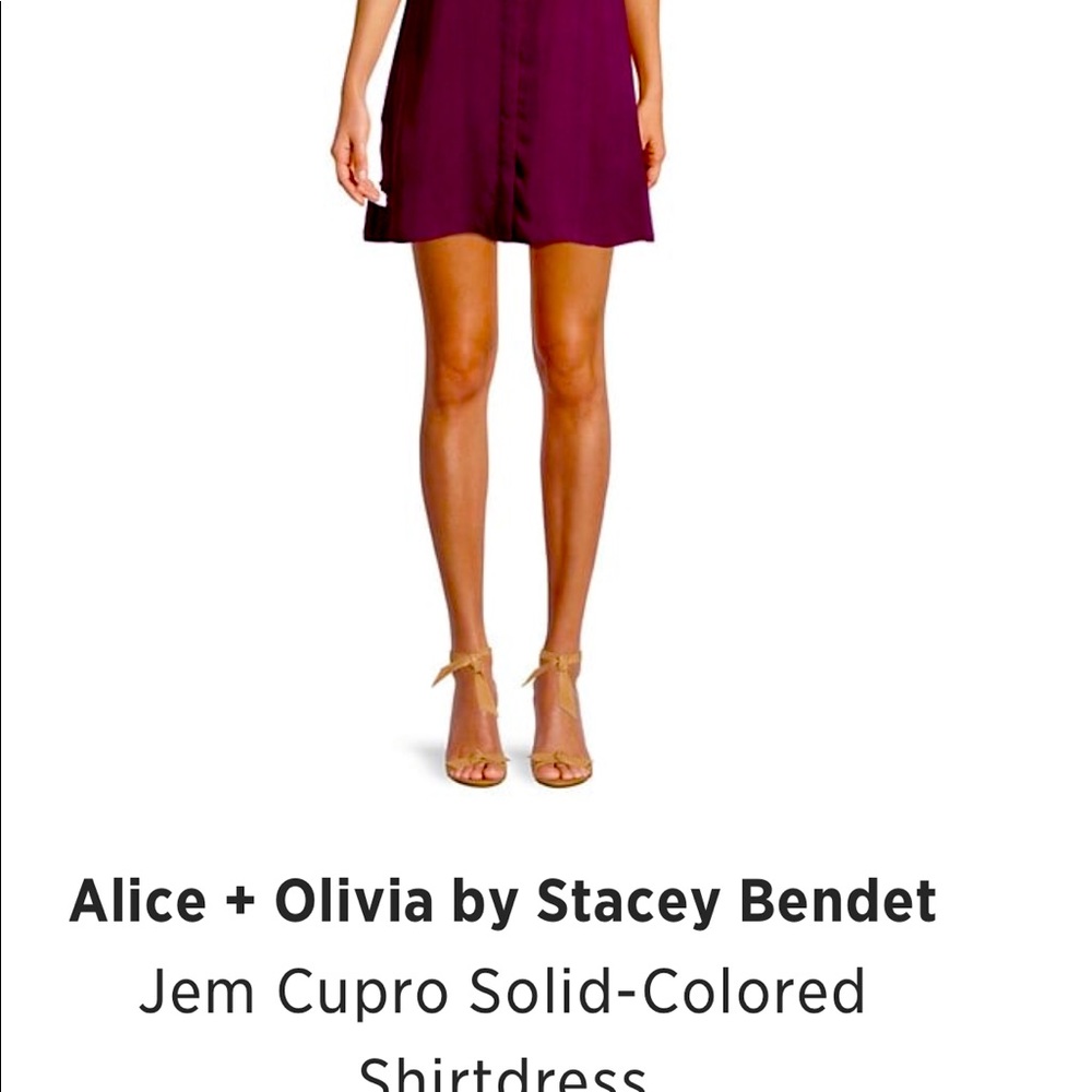Alice+Olivia shirt dress